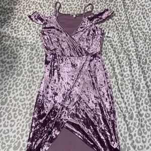 Charlotte Russe purple mini dress. Soft material